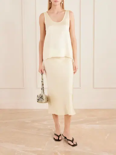 Anine Bing Lea Silk Tank | Thumbnail 2 Anine Bing Lea Silk Tank | Thumbnail 2