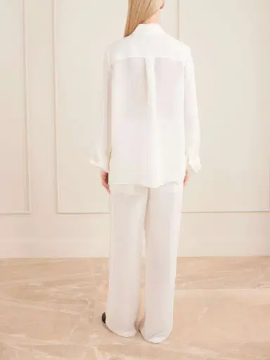 TWP Next Morning Linen And Silk-blend Shirt | Thumbnail 4 TWP Next Morning Linen And Silk-blend Shirt | Thumbnail 4