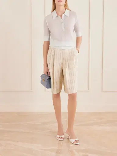 TWP Open Stitch Cashmere Polo Shirt | Thumbnail 2 TWP Open Stitch Cashmere Polo Shirt | Thumbnail 2