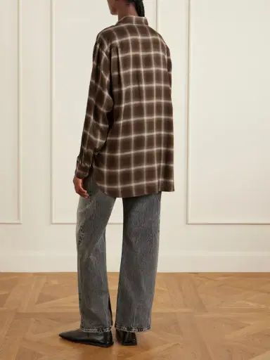 ssstein Checked Lyocell-blend Gauze Shirt | Thumbnail 4 ssstein Checked Lyocell-blend Gauze Shirt | Thumbnail 4