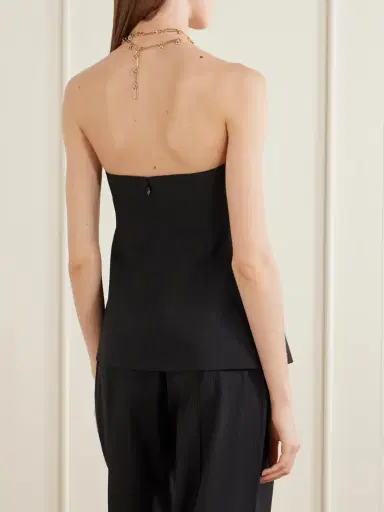 St. Agni Strapless Pinstriped Woven Top | Thumbnail 4 St. Agni Strapless Pinstriped Woven Top | Thumbnail 4