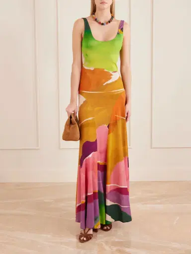 Ulla Johnson Malie Printed Stretch-jersey Maxi Dress | Thumbnail 2 Ulla Johnson Malie Printed Stretch-jersey Maxi Dress | Thumbnail 2