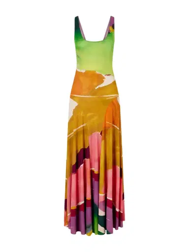 Ulla Johnson Malie Printed Stretch-jersey Maxi Dress | Thumbnail 1 Ulla Johnson Malie Printed Stretch-jersey Maxi Dress | Thumbnail 1