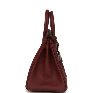 HERMÈS Hermes Birkin 25 Rouge H Togo Palladium Hardware | Thumbnail 3 HERMÈS Hermes Birkin 25 Rouge H Togo Palladium Hardware | Thumbnail 3