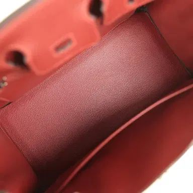 HERMÈS Hermes Birkin 25 Rouge H Togo Palladium Hardware | Thumbnail 8 HERMÈS Hermes Birkin 25 Rouge H Togo Palladium Hardware | Thumbnail 8