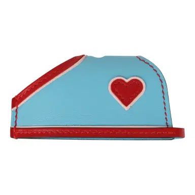 HERMÈS Hermes Rodeo Robeo Coeur Charm PM Rose Darling, Bleu Celeste & Rouge Radieux Milo Lambskin | Thumbnail 4 HERMÈS Hermes Rodeo Robeo Coeur Charm PM Rose Darling, Bleu Celeste & Rouge Radieux Milo Lambskin | Thumbnail 4