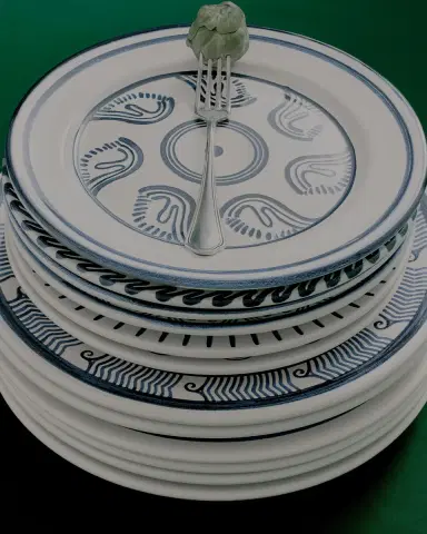 Emporio Sirenuse Helmet Dessert Plate | Thumbnail 4 Emporio Sirenuse Helmet Dessert Plate | Thumbnail 4