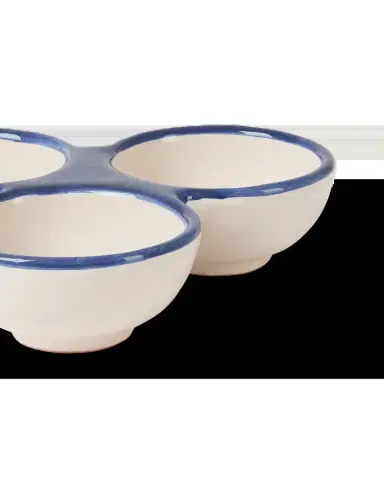 Emporio Sirenuse The Mare Triple Bowl | Thumbnail 2 Emporio Sirenuse The Mare Triple Bowl | Thumbnail 2