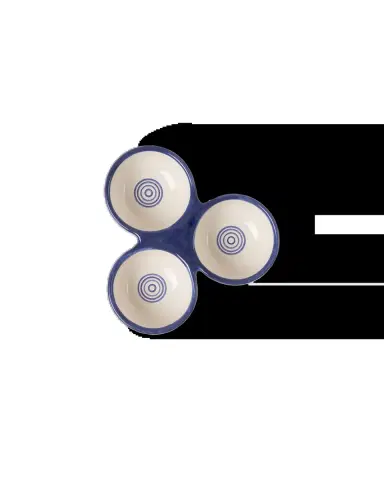 Emporio Sirenuse The Mare Triple Bowl | Thumbnail 1 Emporio Sirenuse The Mare Triple Bowl | Thumbnail 1