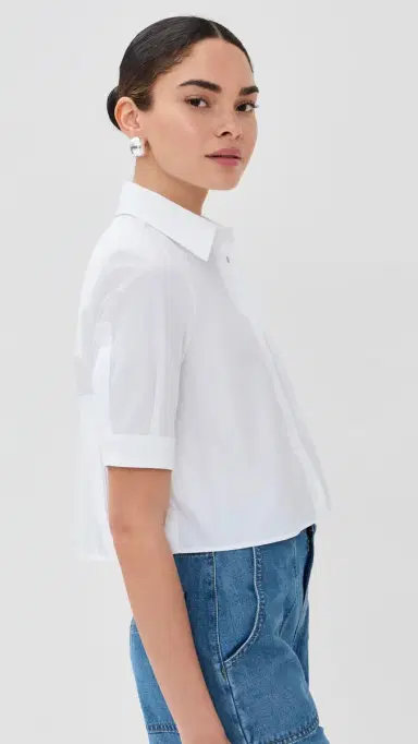 TWP Short ived Button Down White | Thumbnail 4 TWP Short ived Button Down White | Thumbnail 4