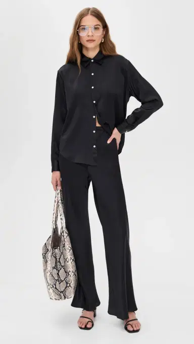 Comme Si The ilk Bias Pants Black | Thumbnail 5 Comme Si The ilk Bias Pants Black | Thumbnail 5