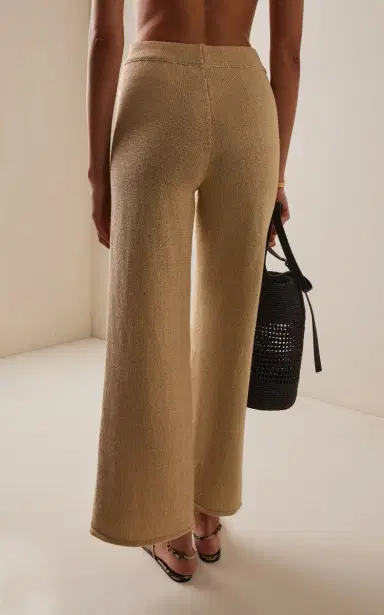 Zulu & Zephyr Exclusive La Isla Lurex Knit High-Waist Pants | Thumbnail 4 Zulu & Zephyr Exclusive La Isla Lurex Knit High-Waist Pants | Thumbnail 4