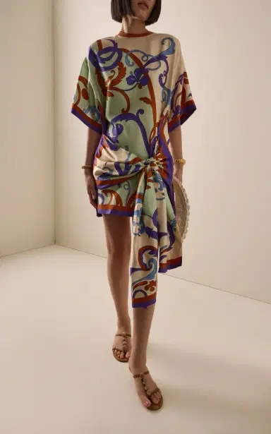 ALÉMAIS Exclusive La Isla Franco Silk Twill Mini Dress | Thumbnail 5 ALÉMAIS Exclusive La Isla Franco Silk Twill Mini Dress | Thumbnail 5