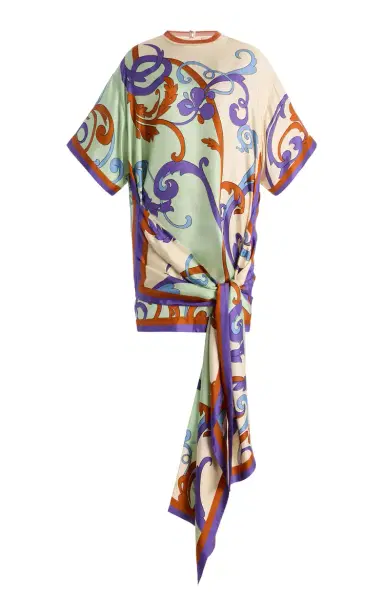 ALÉMAIS Exclusive La Isla Franco Silk Twill Mini Dress | Thumbnail 1 ALÉMAIS Exclusive La Isla Franco Silk Twill Mini Dress | Thumbnail 1