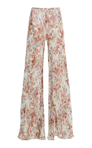De La Vali Exclusive La Isla Hydra Chiffon Trousers | Thumbnail 2 De La Vali Exclusive La Isla Hydra Chiffon Trousers | Thumbnail 2