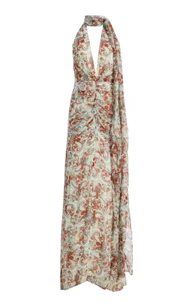 De La Vali Exclusive La Isla Formentera Chiffon Maxi Dress | Thumbnail 7 De La Vali Exclusive La Isla Formentera Chiffon Maxi Dress | Thumbnail 7