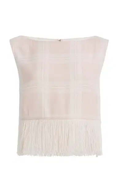 Posse Exclusive La Isla Lola Plaid Crepe Top | Thumbnail 1 Posse Exclusive La Isla Lola Plaid Crepe Top | Thumbnail 1