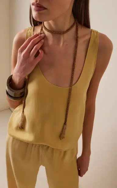 ben-amun Exclusive Long Lariat Beaded Necklace Gold | Thumbnail 2 ben-amun Exclusive Long Lariat Beaded Necklace Gold | Thumbnail 2