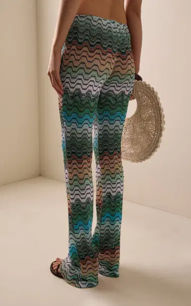 Missoni Wavy Multicolored Straight-Leg Pants | Thumbnail 5 Missoni Wavy Multicolored Straight-Leg Pants | Thumbnail 5