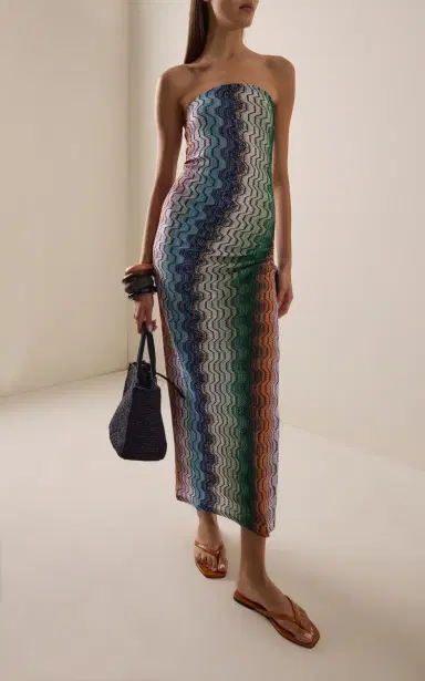 Missoni Strapless Knit Maxi Coverup Dress | Thumbnail 2 Missoni Strapless Knit Maxi Coverup Dress | Thumbnail 2