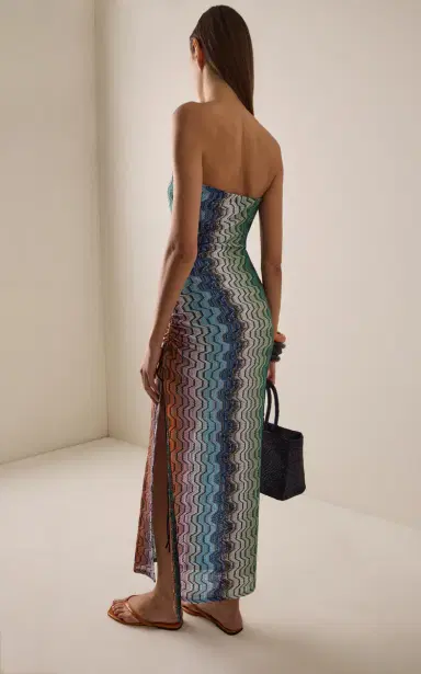 Missoni Strapless Knit Maxi Coverup Dress | Thumbnail 4 Missoni Strapless Knit Maxi Coverup Dress | Thumbnail 4