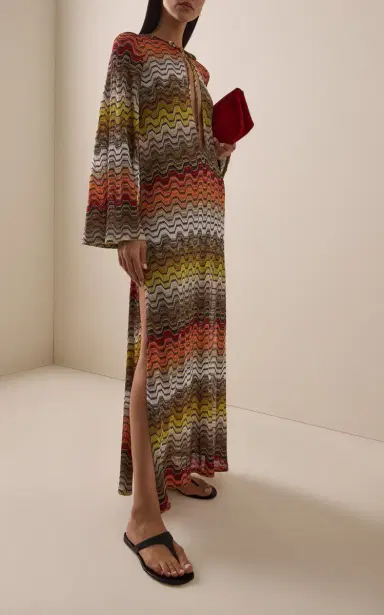 Missoni Knit Maxi Coverup Dress | Thumbnail 2 Missoni Knit Maxi Coverup Dress | Thumbnail 2