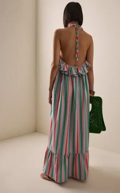 Marrakshi Life Exclusive La Isla The Ruffled Cotton Slip Dress | Thumbnail 4 Marrakshi Life Exclusive La Isla The Ruffled Cotton Slip Dress | Thumbnail 4