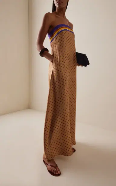 Christopher Esber Exclusive La Isla Bandana-Print Silk-Twill Strapless Dress | Thumbnail 3 Christopher Esber Exclusive La Isla Bandana-Print Silk-Twill Strapless Dress | Thumbnail 3