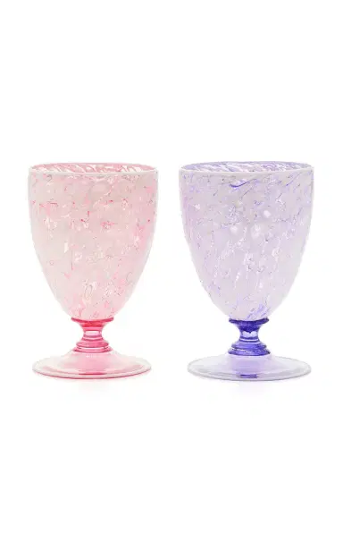 Moda Domus Exclusive La Isla Set-of-Two Murano Glass Goblets | Thumbnail 5 Moda Domus Exclusive La Isla Set-of-Two Murano Glass Goblets | Thumbnail 5