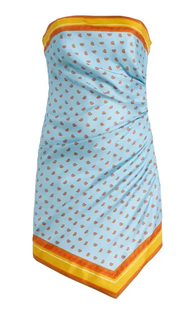 Christopher Esber Exclusive La Isla Bandana-Print Silk-Twill Scarf Mini Dress | Thumbnail 1 Christopher Esber Exclusive La Isla Bandana-Print Silk-Twill Scarf Mini Dress | Thumbnail 1