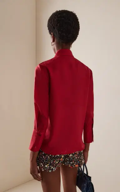 LA VESTE Exclusive La Isla Silk Shirt | Thumbnail 6 LA VESTE Exclusive La Isla Silk Shirt | Thumbnail 6