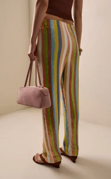 LA VESTE Exclusive La Isla Sequinned Straight-Leg Pants | Thumbnail 4 LA VESTE Exclusive La Isla Sequinned Straight-Leg Pants | Thumbnail 4