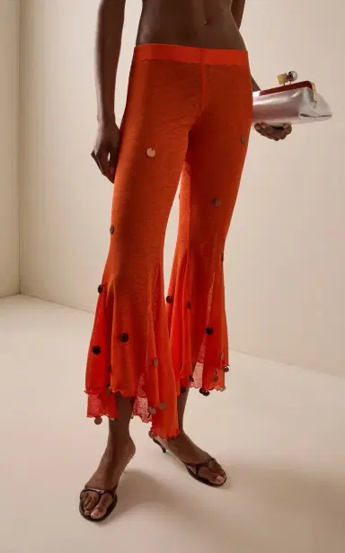 SIEDRÉS Exclusive La Isla Embellished Jersey Pants | Thumbnail 3 SIEDRÉS Exclusive La Isla Embellished Jersey Pants | Thumbnail 3