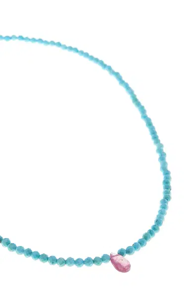 Jia Jia Turquoise Ruby Raindrop Necklace | Thumbnail 3 Jia Jia Turquoise Ruby Raindrop Necklace | Thumbnail 3