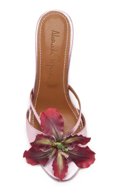 Alameda Turquesa Exclusive La Isla Rosaire Leather Mules | Thumbnail 5 Alameda Turquesa Exclusive La Isla Rosaire Leather Mules | Thumbnail 5