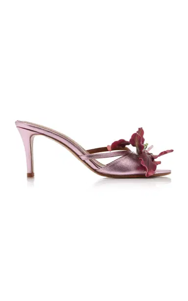 Alameda Turquesa Exclusive La Isla Rosaire Leather Mules | Thumbnail 8 Alameda Turquesa Exclusive La Isla Rosaire Leather Mules | Thumbnail 8