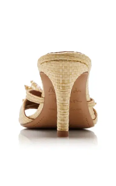 Alameda Turquesa Exclusive La Isla Miramar Raffia Mules | Thumbnail 4 Alameda Turquesa Exclusive La Isla Miramar Raffia Mules | Thumbnail 4