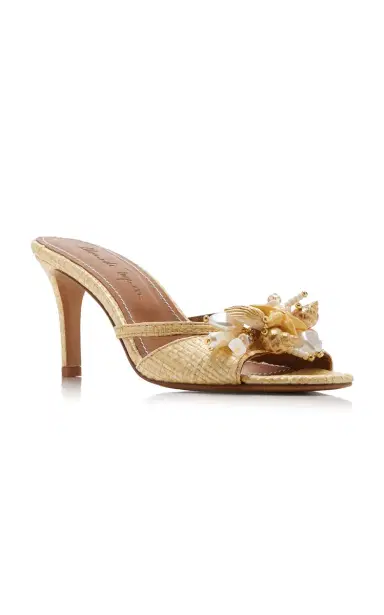 Alameda Turquesa Exclusive La Isla Miramar Raffia Mules | Thumbnail 5 Alameda Turquesa Exclusive La Isla Miramar Raffia Mules | Thumbnail 5