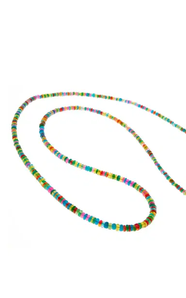 JIA JIA Rainbow Opal Double Long Necklace | Thumbnail 4 JIA JIA Rainbow Opal Double Long Necklace | Thumbnail 4