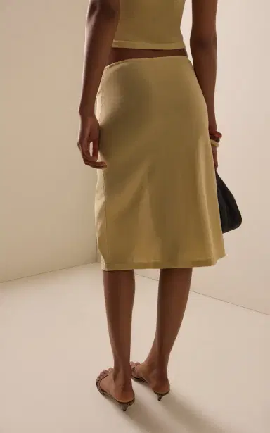 Ziah Cotton-Blend Sheer Knit Midi Skirt | Thumbnail 4 Ziah Cotton-Blend Sheer Knit Midi Skirt | Thumbnail 4