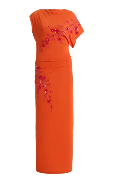 DES_PHEMMES Exclusive La Isla Off-The-Shoulder Maxi Dress | Thumbnail 1 DES_PHEMMES Exclusive La Isla Off-The-Shoulder Maxi Dress | Thumbnail 1
