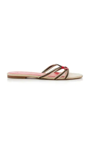 Staud Carrie Leather Sandals | Thumbnail 1 Staud Carrie Leather Sandals | Thumbnail 1