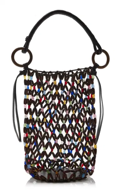 Staud Del Mar Beaded Bucket Bag | Thumbnail 1 Staud Del Mar Beaded Bucket Bag | Thumbnail 1