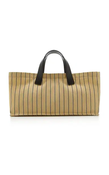 Staud Port Striped Tote Bag | Thumbnail 4 Staud Port Striped Tote Bag | Thumbnail 4