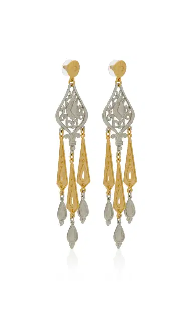 ben-amun Exclusive Two Tone Chandelier Earings | Thumbnail 3 ben-amun Exclusive Two Tone Chandelier Earings | Thumbnail 3