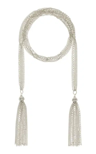 ben-amun Exclusive Silver Tassel Chain Belt | Thumbnail 5 ben-amun Exclusive Silver Tassel Chain Belt | Thumbnail 5