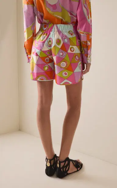 PUCCI Cotton Poplin Shorts | Thumbnail 4 PUCCI Cotton Poplin Shorts | Thumbnail 4