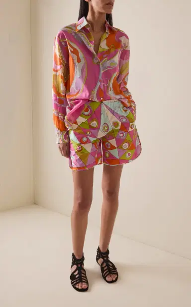 Pucci Cotton Muslin Shirt | Thumbnail 3 Pucci Cotton Muslin Shirt | Thumbnail 3