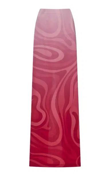 PUCCI Gradient Poplin Maxi Skirt | Thumbnail 8 PUCCI Gradient Poplin Maxi Skirt | Thumbnail 8