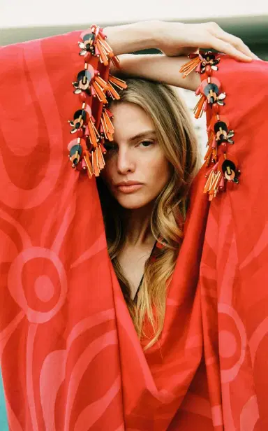 PUCCI Exclusive La Isla Embroidered Kaftan Maxi Dress | Thumbnail 3 PUCCI Exclusive La Isla Embroidered Kaftan Maxi Dress | Thumbnail 3